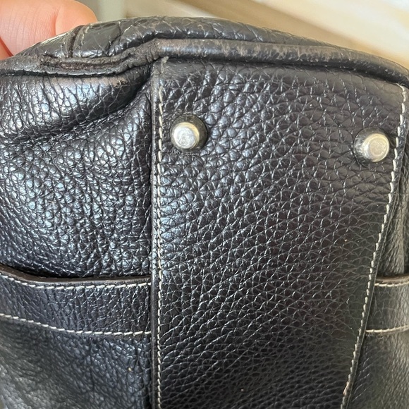 Furla Pebbled Leather Bucket Bag Black - Picture 5 of 15